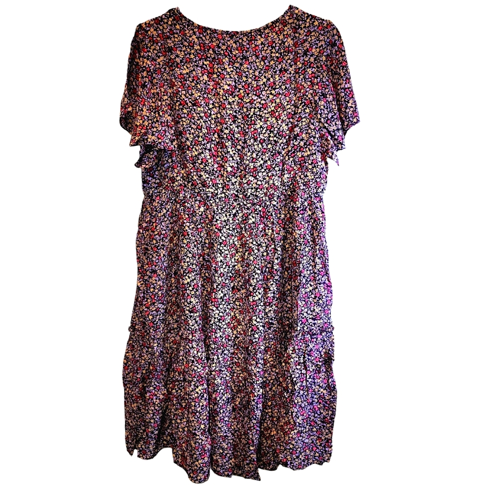 Sundance Purple Floral High-Low Dress - Picture 7 of 14
